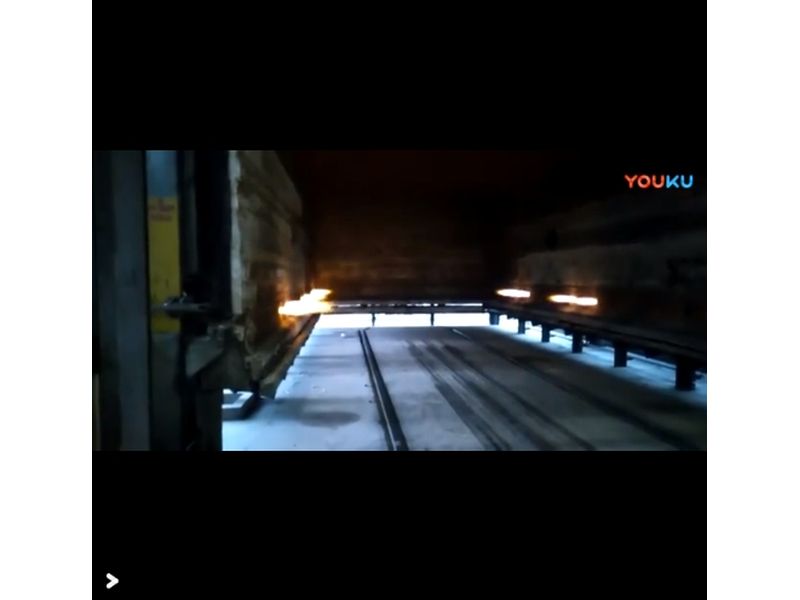 燃氣退火爐調(diào)試中，尺寸8*4*3M